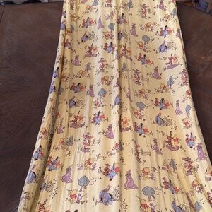 Yellow Cartoon Print Fabric